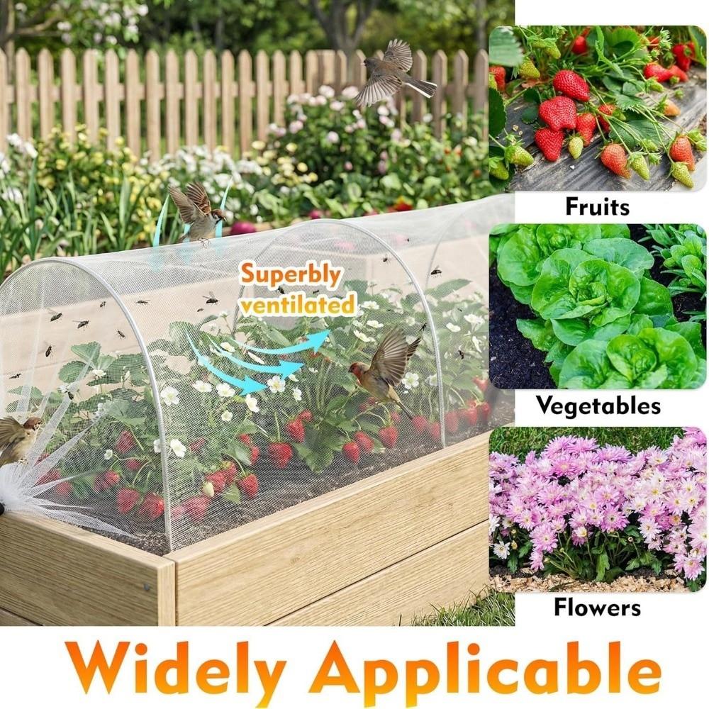 Insect Barrier Plant Protection Netting Bird Control Garden Net Plant Cage Cover Mesh Farm