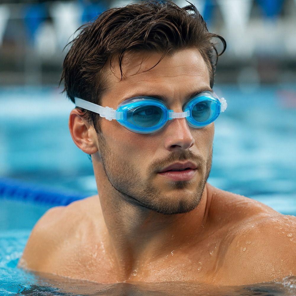 Verstellbarer Kopfriemen Schwimmbrille UV-Schutz Schwimmbrillen Outdoor-Wassersport