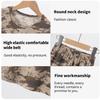 3pcs Summer Children's Printing Short-sleeved Shorts 9 Pants Suit Boys and Girls Comfortable Pajamas Can Be Worn Outside