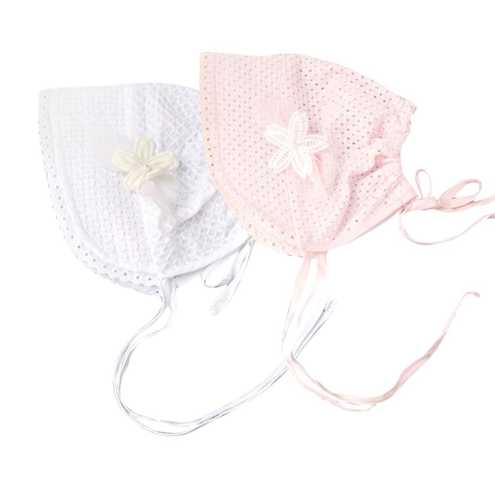 Cute Toddlers Baby Flower Girls Sun Hat Cap Summer Cotton Hat Bonnet