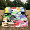 Colorful Cartoon Dandy Blanket Flannel Throw for Sofa, Indoor, Camping, Living Room, Office, Chair, And Bed Soft Birthday Gift