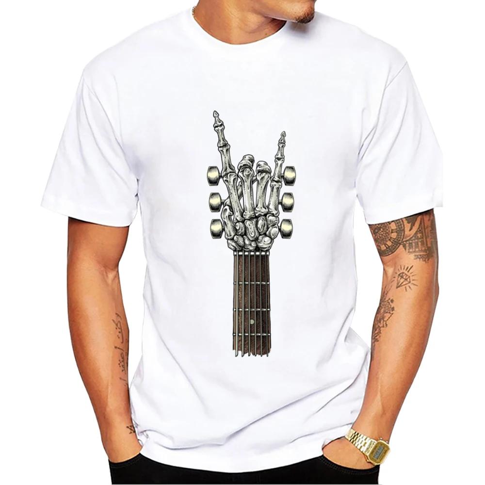 TEEHUB Vintage Guitar Perfect Musician Printed Men T-Shirt Short Sleeve Street Tshirts Funny T Shirts Cool Essential Tee