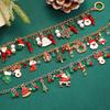 Fashion Christmas Elk Socks Snowman Christmas Tree Pendant Bracelet