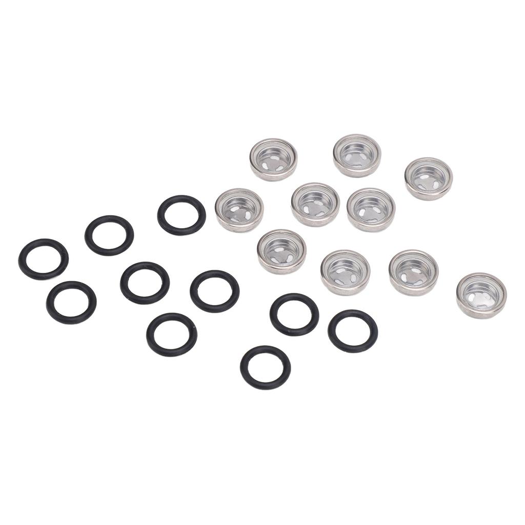 10pcs Brake Master Cylinder Sight Glass with O Ring Motorcycle Brake Master Cylinder Window for Motorcycle ATV