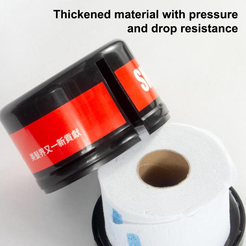 Professionel Hår Nakke Strimmel Papir Etui Frisør Nakke Papir Rulleholder Engangs Væv Krave Tape Æske Frisørtilbehør
