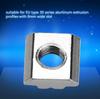 50pcs Carbon Steel Sliding T Slot Nut for 30 Series Aluminum Profile Accessories (M8*16*6)