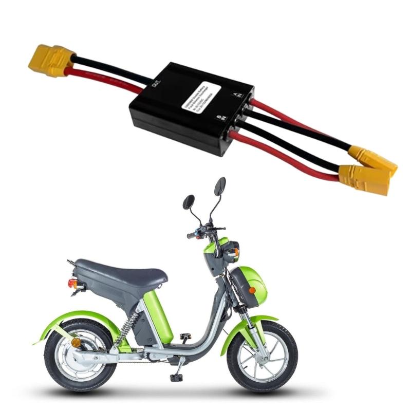 Double Battery Discharge Module 40 to 100V 120A Aluminum Converter for Electric Bike Battery Upgrades XT90 Interface