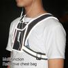 Running Backpack Reflective Vest Package Multifunctional Sports Phone Holder Water Bottle Bag Chest Pack For Outdoor Sports