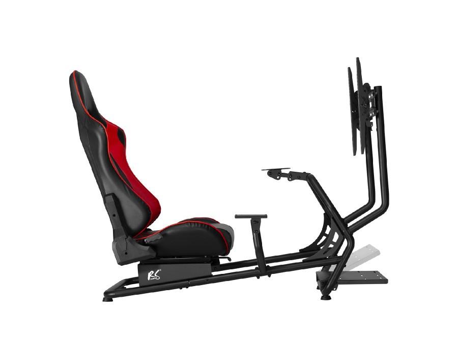 Suporte com assento para volante de corrida