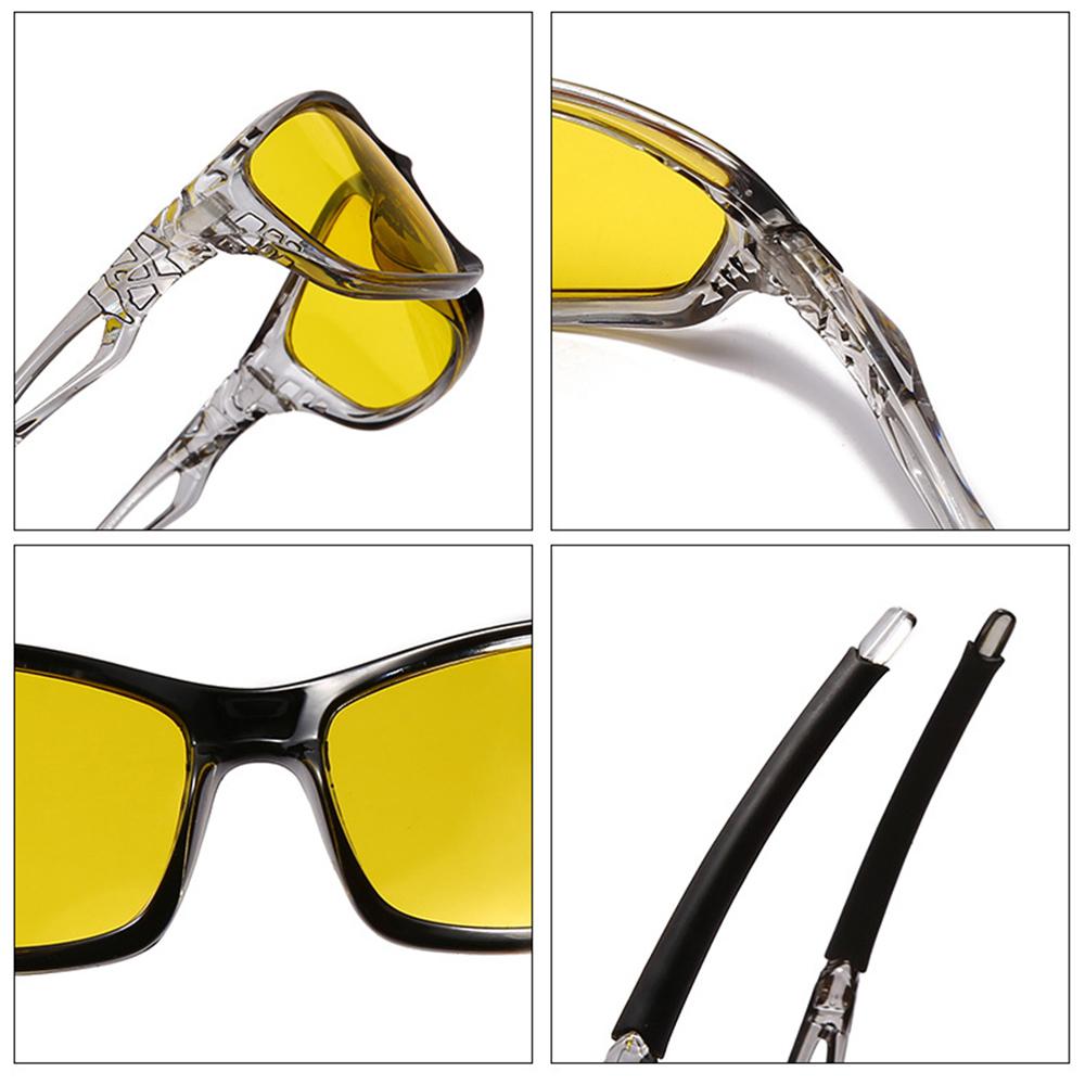 Прямоугольные уличные ветрозащитные очки для чтения ручной работы в оправе от +0 — фото 8