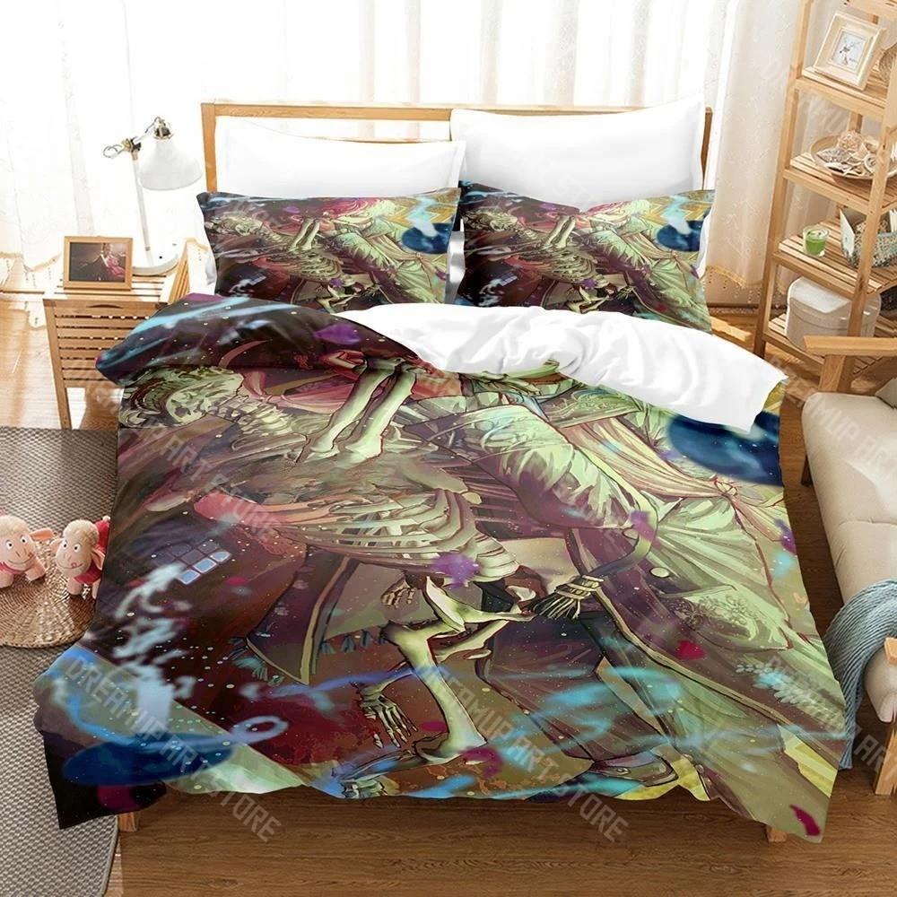 3D Printed Promise of Wizard Anime Bedding Set for Boys Girls Duvet Cover Pillowcase Twin Queen King Full Single Double Sizes