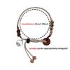 Amber-Colored Safety Buckle Women'S Bracelet New Chinese Style Woven Hand Rope Retro Ethnic Style Hand Jewelry