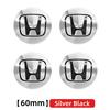 4pcs 3D 56mm 60mm 65mm Car Wheel Hub Centre Cap For Honda Badge Emblem Hub Center Cover Car Logo Sticker Car Styling Accessories ahn256