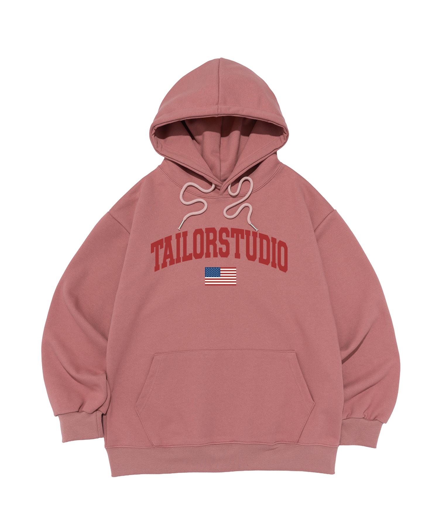 Taylor Studio Flag Logo Hoodie (Pink) S