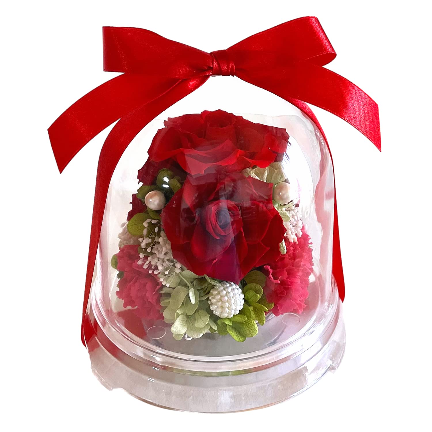

Florist Leman Preserved Flowers, Birthday, 60th Birthday, Celebration, Longevity Celebration, Mother s Day, Gift, Dome Flower, Rose (Red)