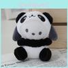 Adorable Panda Costume Pochacco Plush Toy Soft And Huggable Stuffed Animal Doll