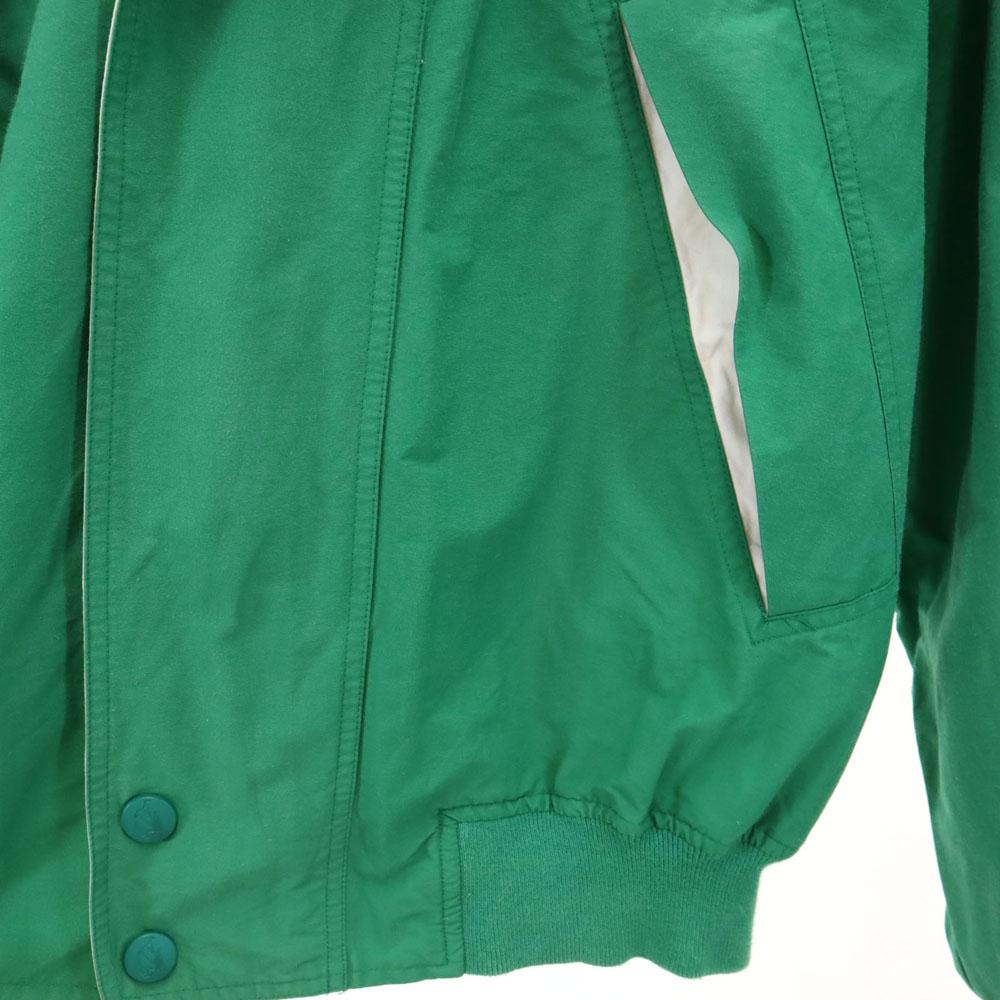 NAUTICA 90s Old Long sleeve Zip jacket L Green system hood Men's Used