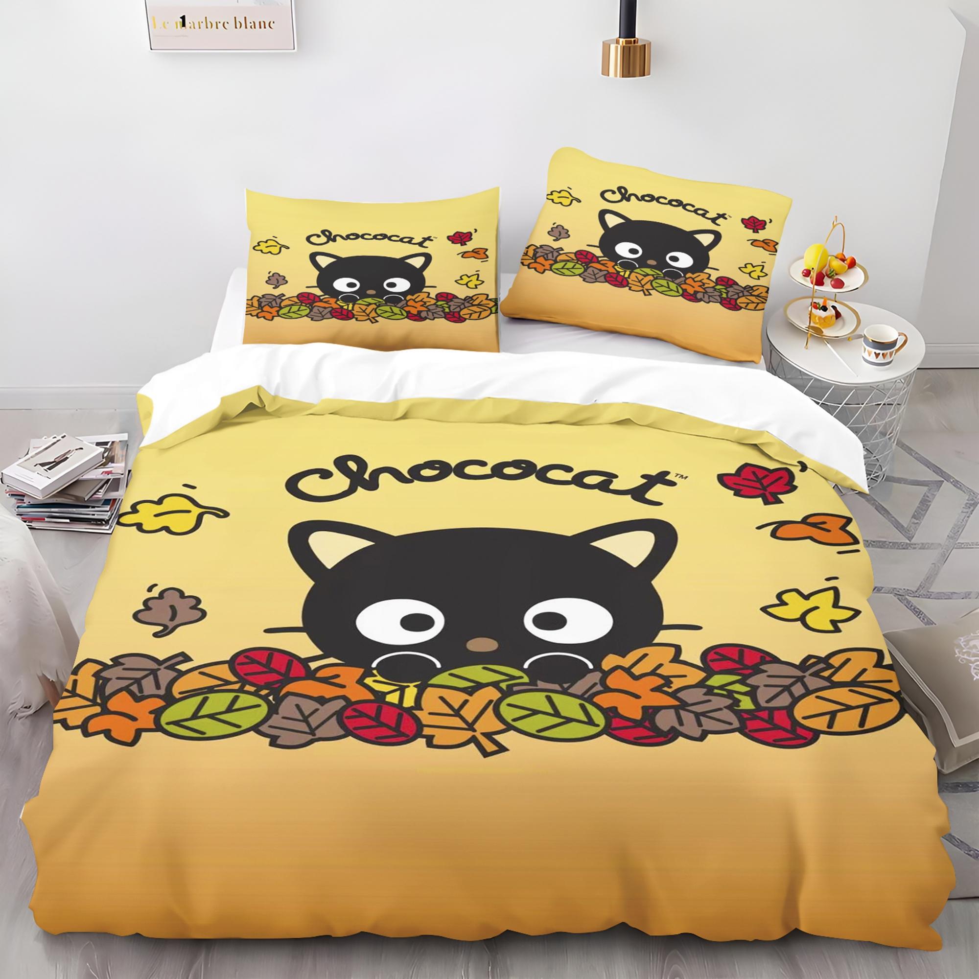 

Пододеяльник CHOCOCAT Мультяшный Аниме Пуховое Одеяло Принт Полиэстер Постельное Белье Полуторный Размер детский Подарок Разные Размеры EU Single(135*200cm)3pcs