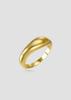 Anon Volume Wave Ring Gold