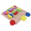Wooden Geometry Puzzle Kids Early Educational Toy Set