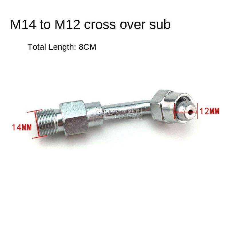 Diesel Common Rail Injector Repair Tool Test Bench Conversion Joint High Pressure Oil Pipe Tube Transition M14-12/14/16/18