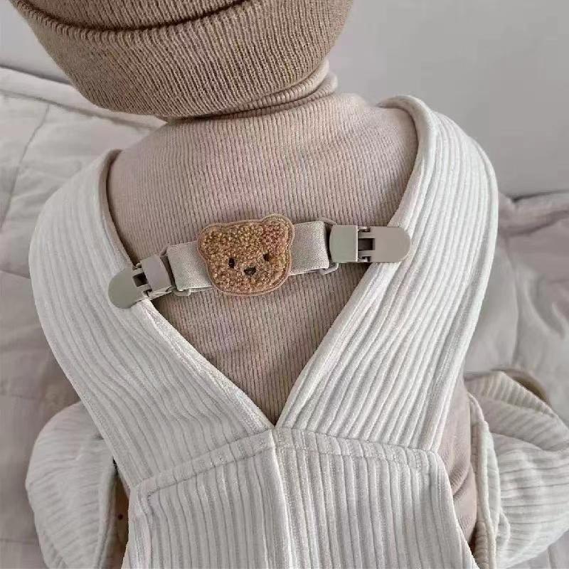 Dziecięce Kreskówkowe Regulowane Elastyczne Szelki z Bezpiecznymi Klipsami na Guziki