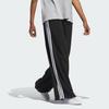 Adidas 3-Stripes Loose Soft Comfortable Wide-Leg Casual Pants Women Bottoms Black IY7255