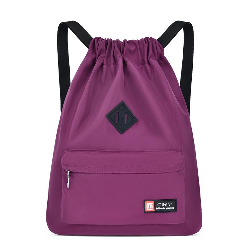 

Водонепроницаемый рюкзак на шнурке - Большая вместимость, повседневная школьная и дорожная сумка для активного отдыха