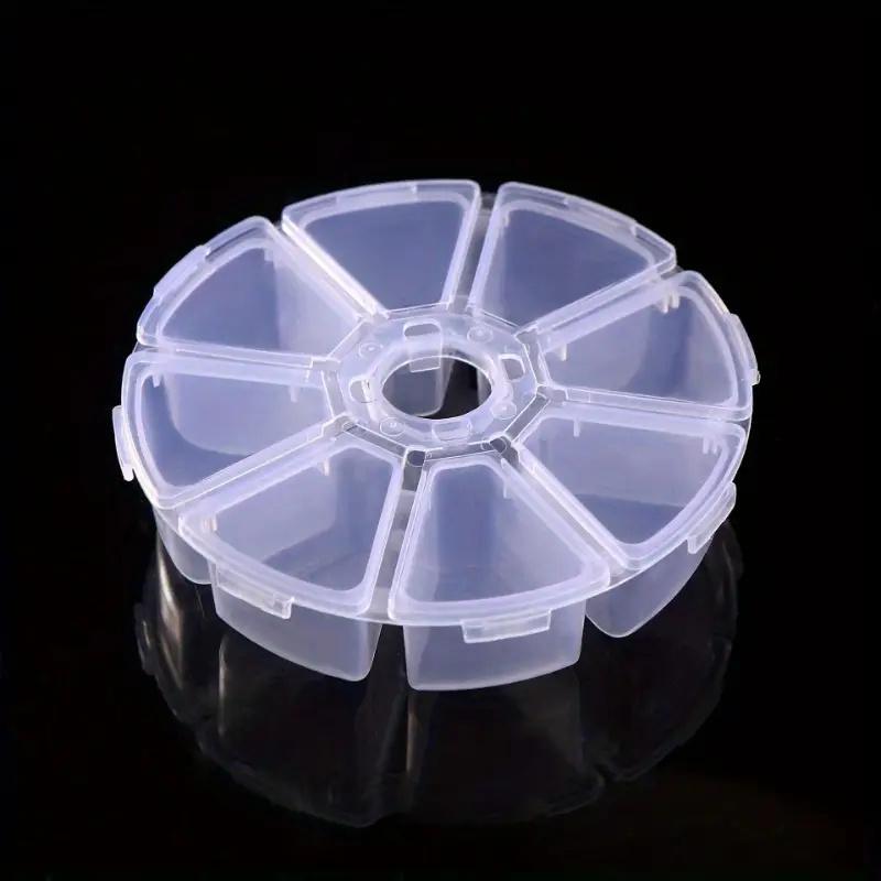 

Plastic 8-Grid Storage Organizer Box for Diamond Painting Tools Jewelry Earrings Necklaces Rings Beads and Craft Supplies