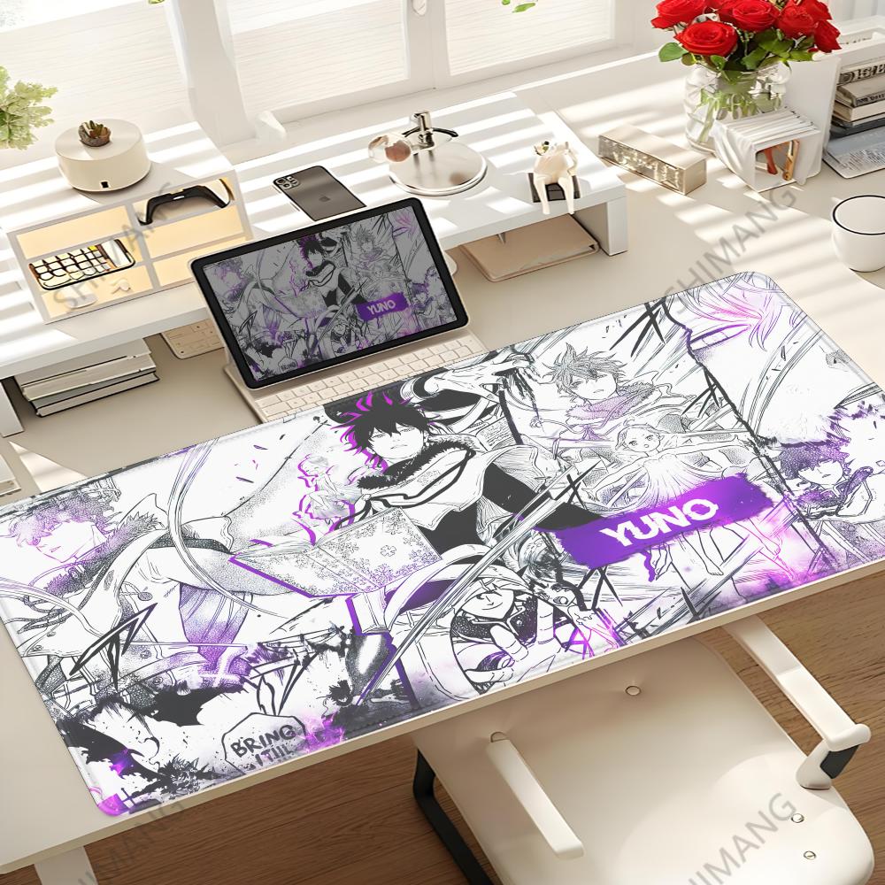 Popular Anime Cool Boy Bblack Cclover Mousepad Antislip Desk Mat Laptop Soft Mice Pad Computer Gaming Accessories Mouse Pads