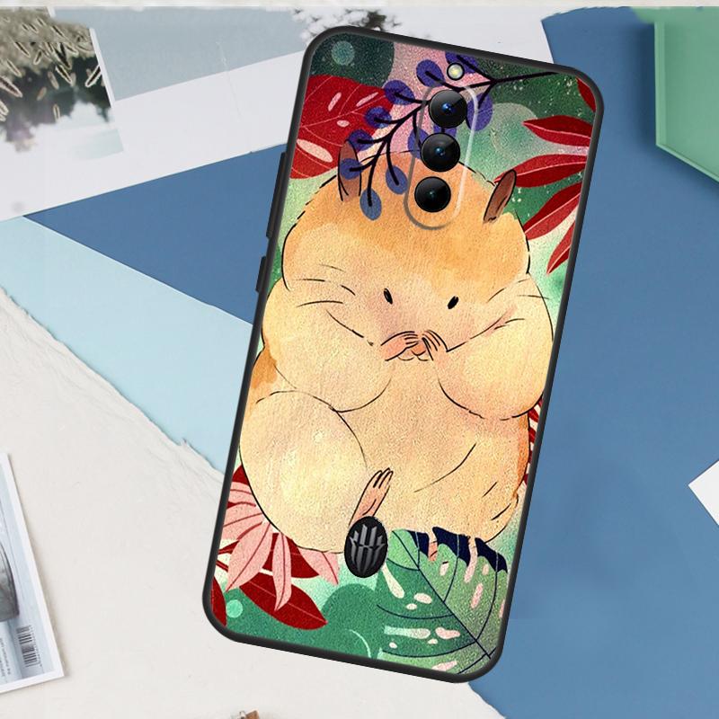 Hamster Art For Nubia Red Magic 10 Pro Plus 6 7 6S 7S Pro 5G 6R RedMagic 8S 9S 9 8 Pro Plus Phone Case