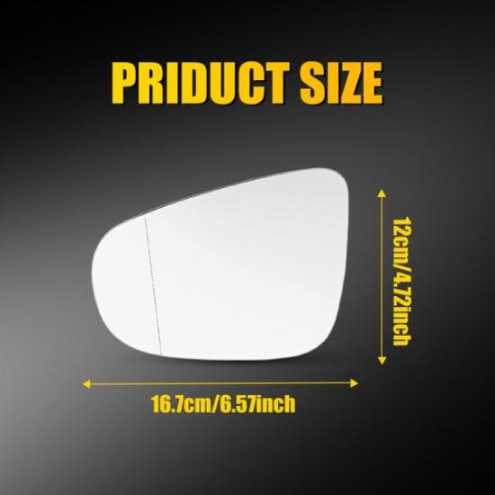 For Volkswagen 2010-2014 Golf Left Right Passenger Side Mirror Glass Heated OEM