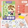 32 Page Reusable Magic Handwriting Practice Book with Tracing Numbers and Letters Writing Tools for Children Education and Writing Gift