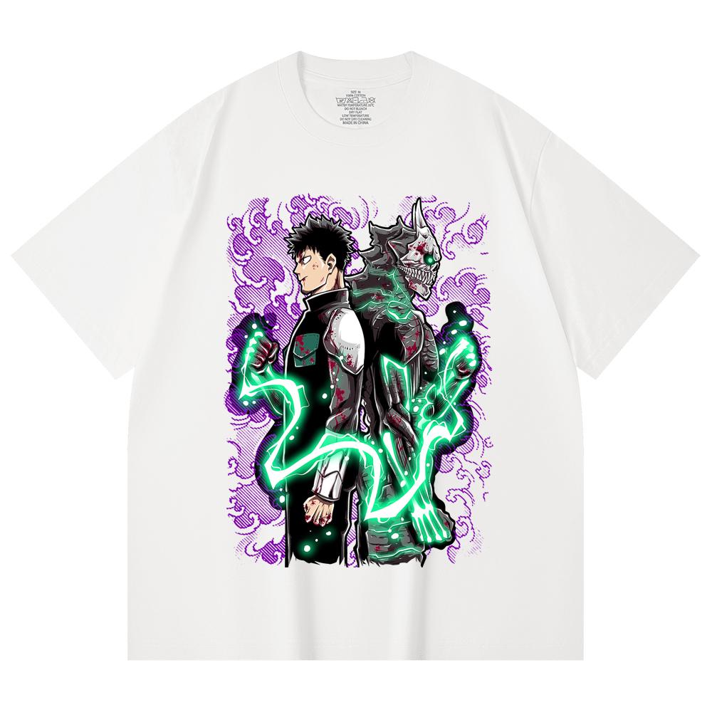 230 Gsm 100% Cotton Kaiju No 8 V9 Kafka Print Unisex Heavy Cotton T Shirt
