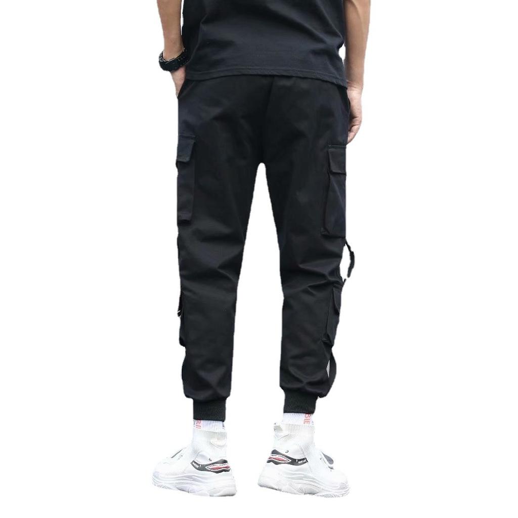 side pockets cargo harem pants
