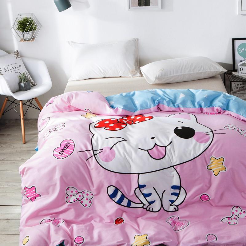 1Pcs Cartoon Dinosaur Duvet Cover 100% Cotton Skin-friendly Breathable Zipper Quilt Cover for Kids Boys Girls Bedroom Decor