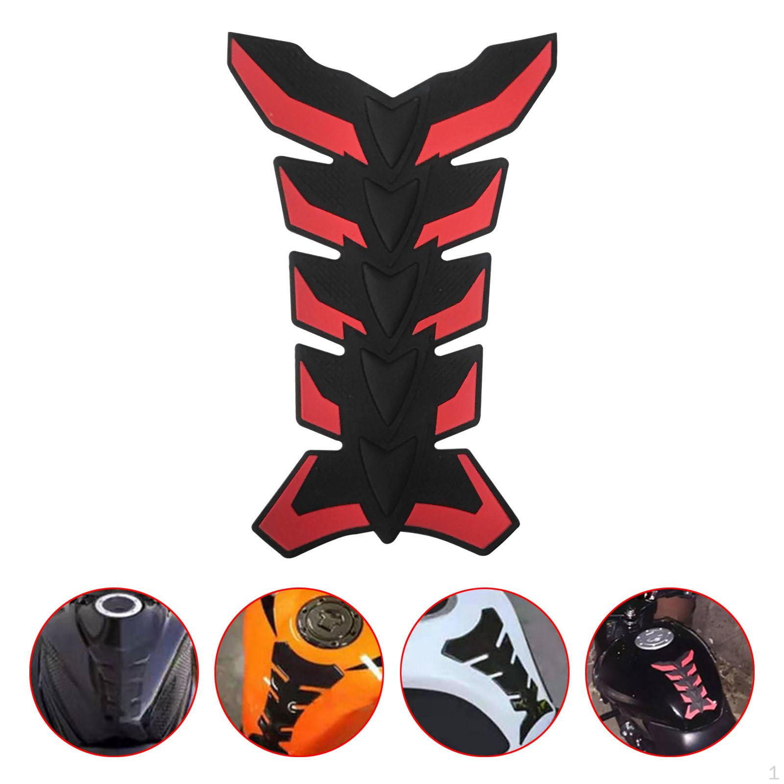 

Наклейка на кришку кришки паливного газу Наклейка на масляний бак Основи модифікації мотоцикла червоний