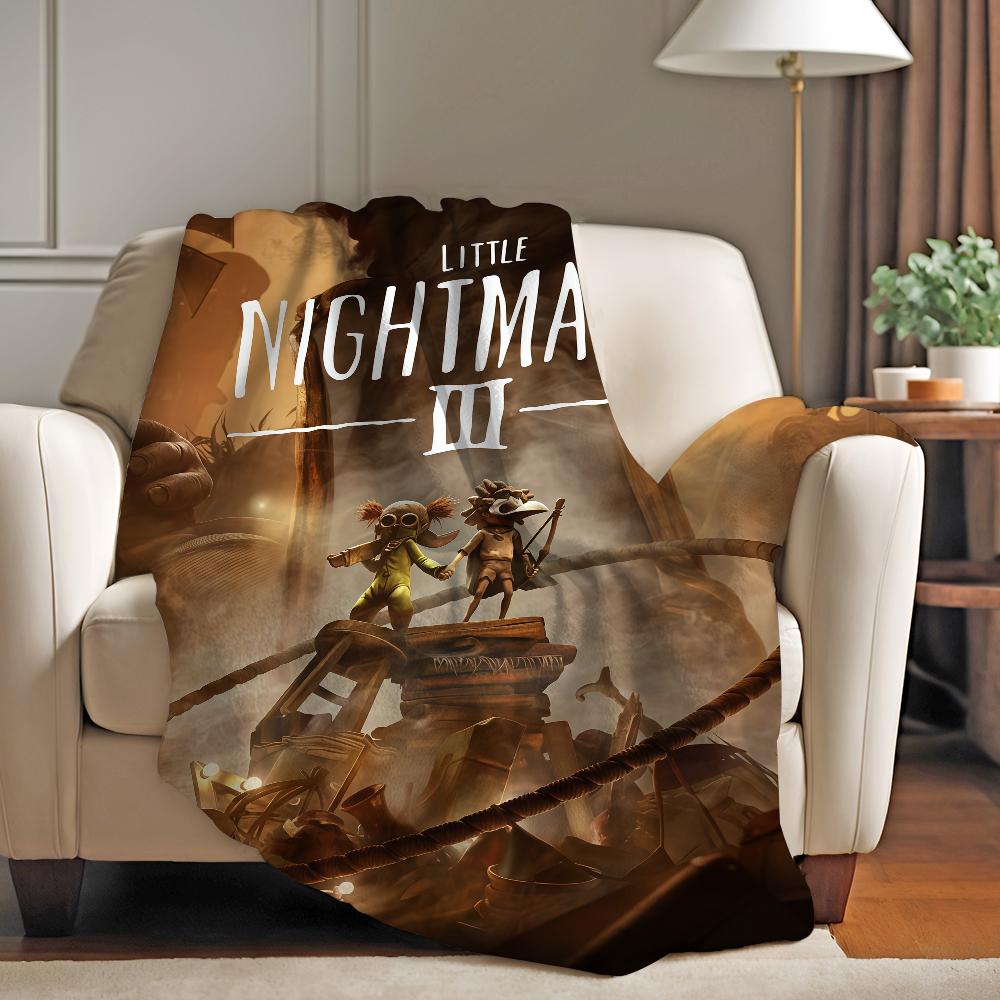 Game L-little N-nightmares Blanket Warm And Soft Suitable For Bedroom Living Room Sofa Bed Office Travel Camping