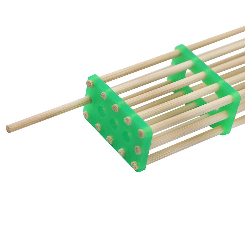 20pcs Bamboo Queen Cage Lengthening 5 Sections Bamboo Queen Prison Cage Beekeeping Supplies Apiculture Tools