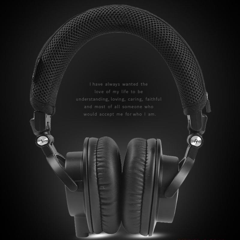 Breathable Headband Cover for ATH M50X Headphones Headbeam Sleeve Prevent Wear and Tear Improve Wearing Experience