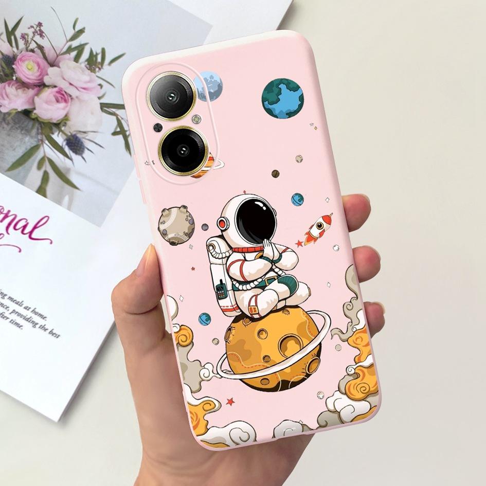 For Realme C67 4G Case RMX3890 Shockproof Cover Fashion Marble Slim Soft Silicone Phone Case For RealmeC67 4G C 67 Protect Shell