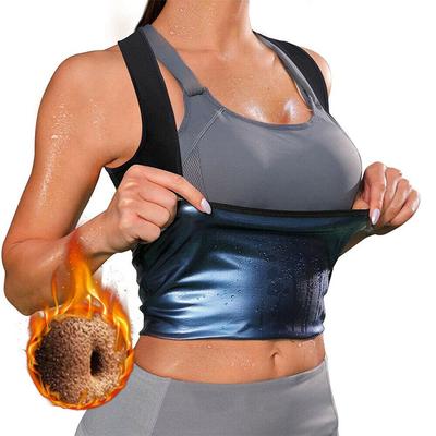 Dámské tepláky do pasu vesta do sauny kompresní košile Fitness Cvičení Tílko Thermo Body Shaper Zeštíhlující oblečení