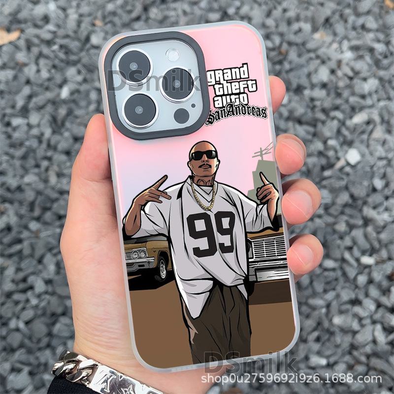 

Жесткий чехол для мобильного телефона Aurora White для iPhone 11 и 12 серий, R Game Tide Edition 15 Plus