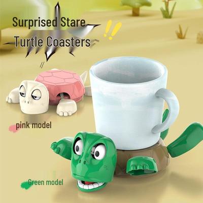 Cross-Border Creative Turtle Coaster - Funny, Eye-Catching Desktop Ornament
