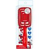Sanrio Hello Kitty Hairbrush Red Wide Quick-Dry Comb Women's Dry Hairbrush Cute Popular Ventilated