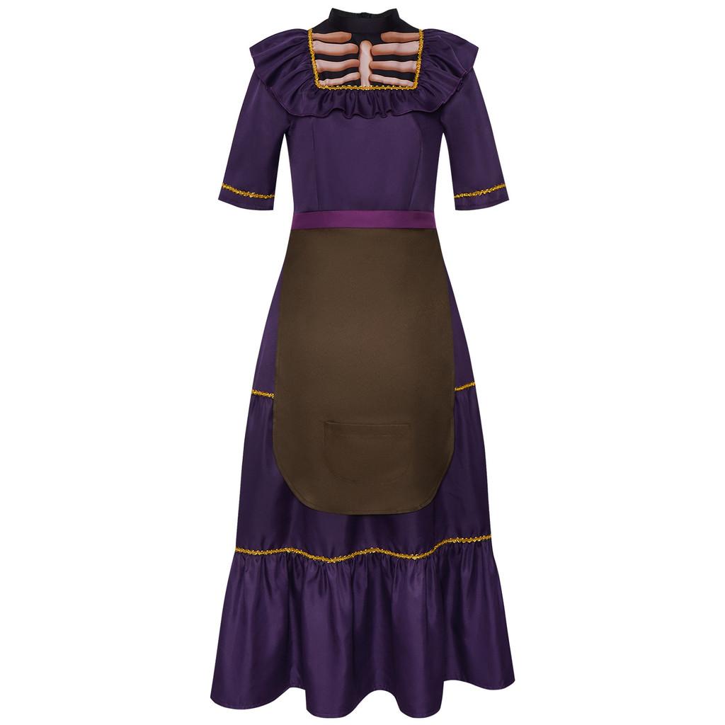 Coco Melda Cosplay Costume For Halloween Stage Performance With Soft Knit Fabric For Adults