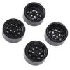 4Pcs Beadlock Wheels 1in       for   ATV RC Car Body Parts with Screws