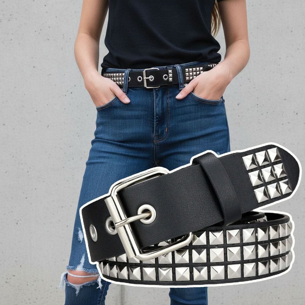 PU Material Women's Leather Belt Needle Buckle Casual Waist Belt  Pants Decoration