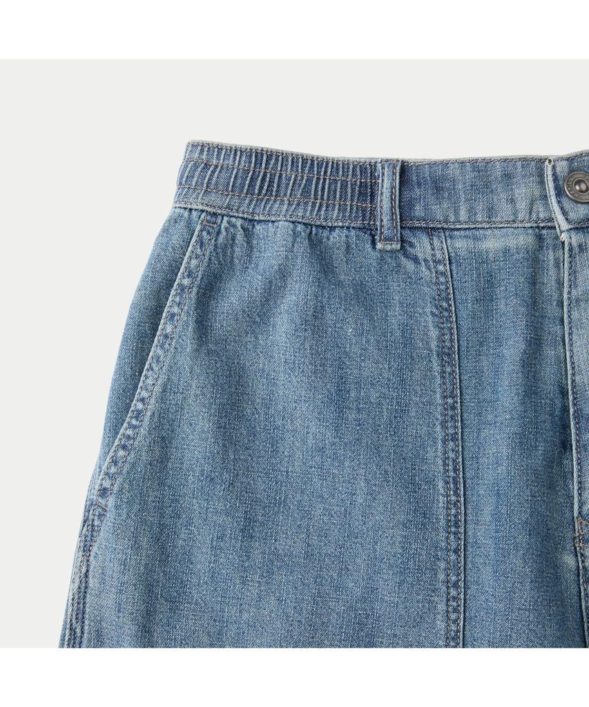 Silijeu (Set-Up) Indigo Fatigue Denim Shorts Sapdm26801Inx