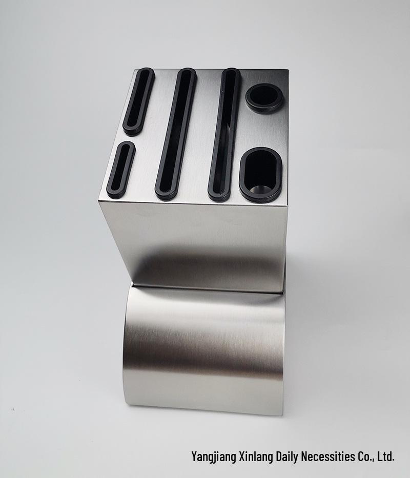 Portacoltelli in Acciaio Inossidabile - Rack per Riporre Pentole con Ruote 430, Design Creativo e Spesso